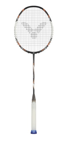Victor Badmintonschläger Auraspeed 100X TD (kopflastig/steif) schwarz/orange - unbesaitet -